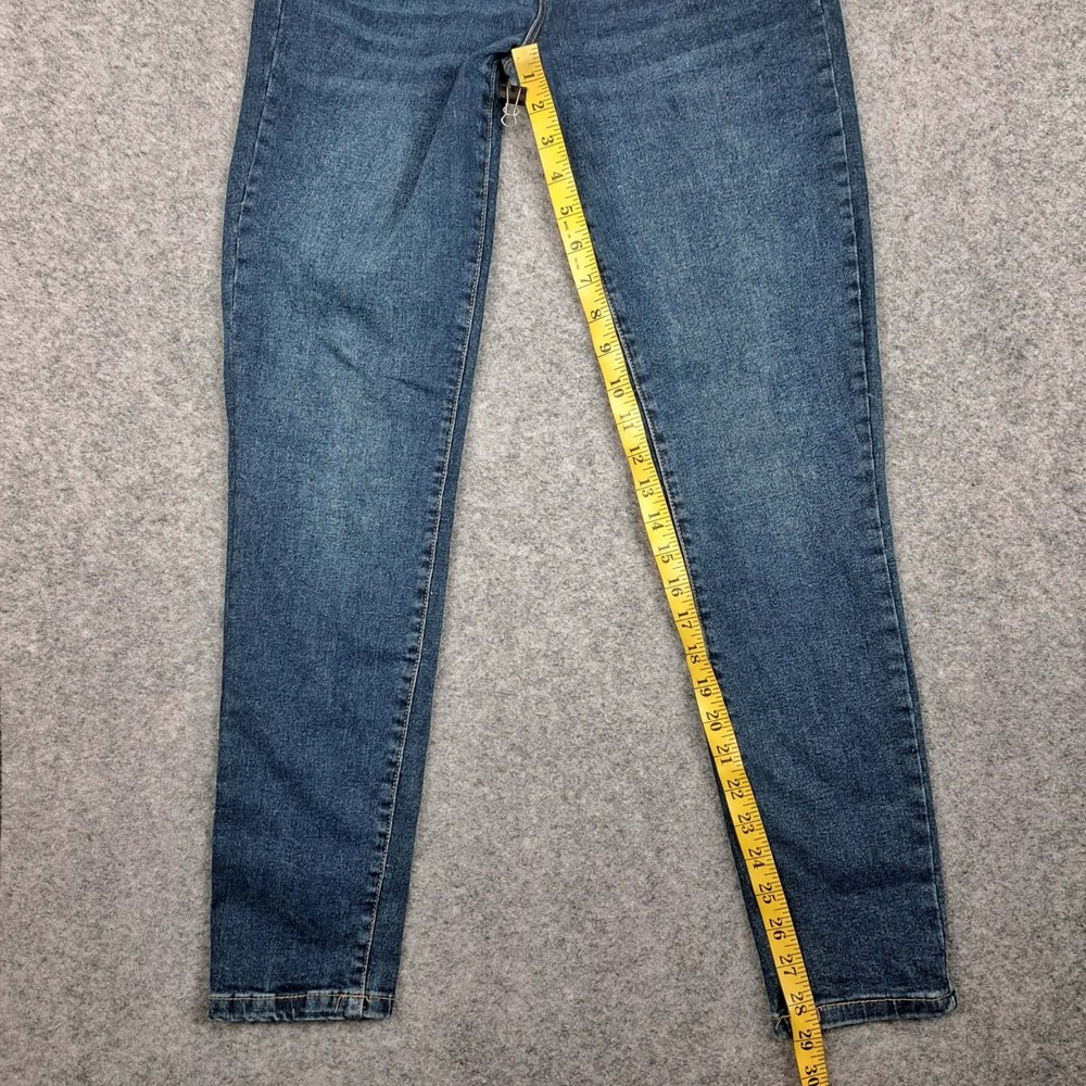 Curve Appeal Jeans Womens 2/26 Blue High Rise‎ Essential Skinny Tucking Tech NWT - Picture 10 of 10